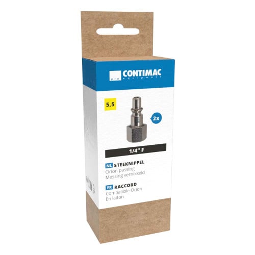 Embout canelle Orion Filetage interieur    1/4 Blister